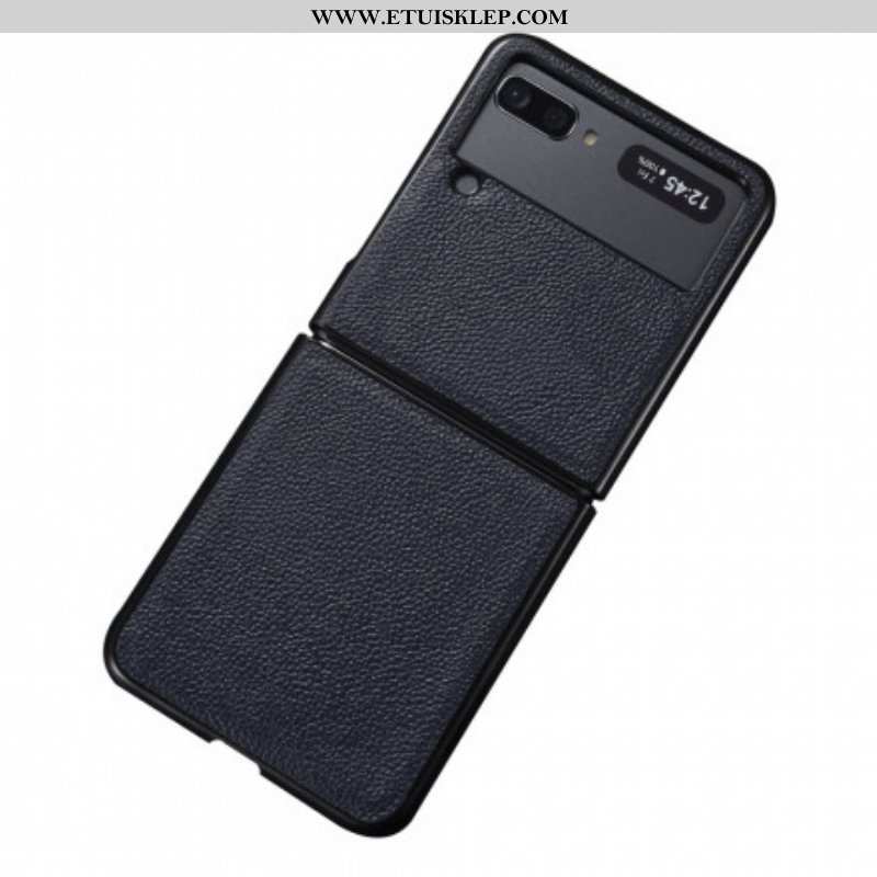 Etui do Samsung Galaxy Z Flip 3 5G Etui Folio Prawdziwa Skóra